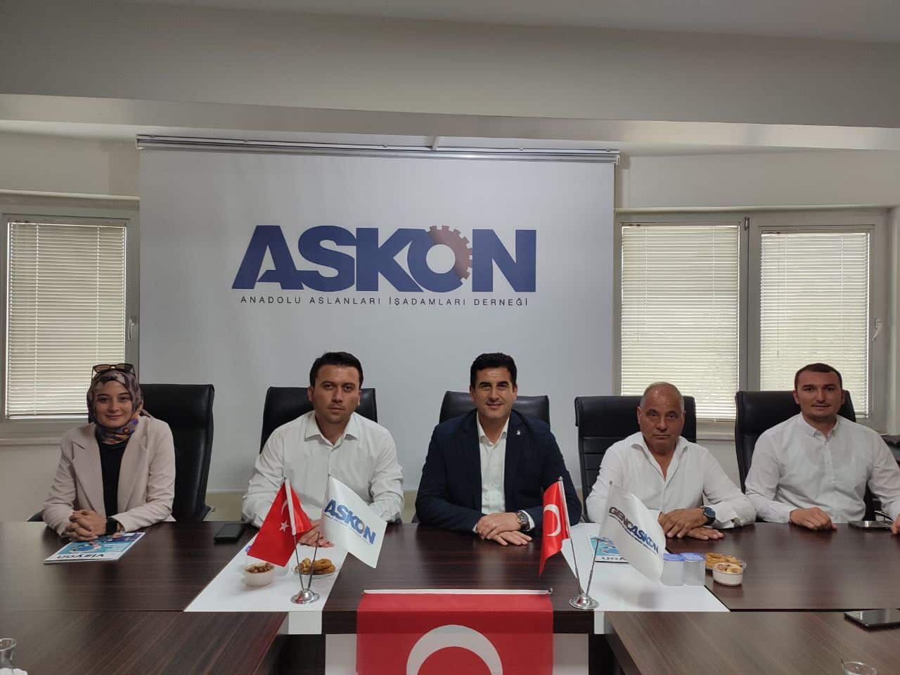 ASKON’un, İlk Konuğu AK Parti İl Başkanı Güngör Oldu…