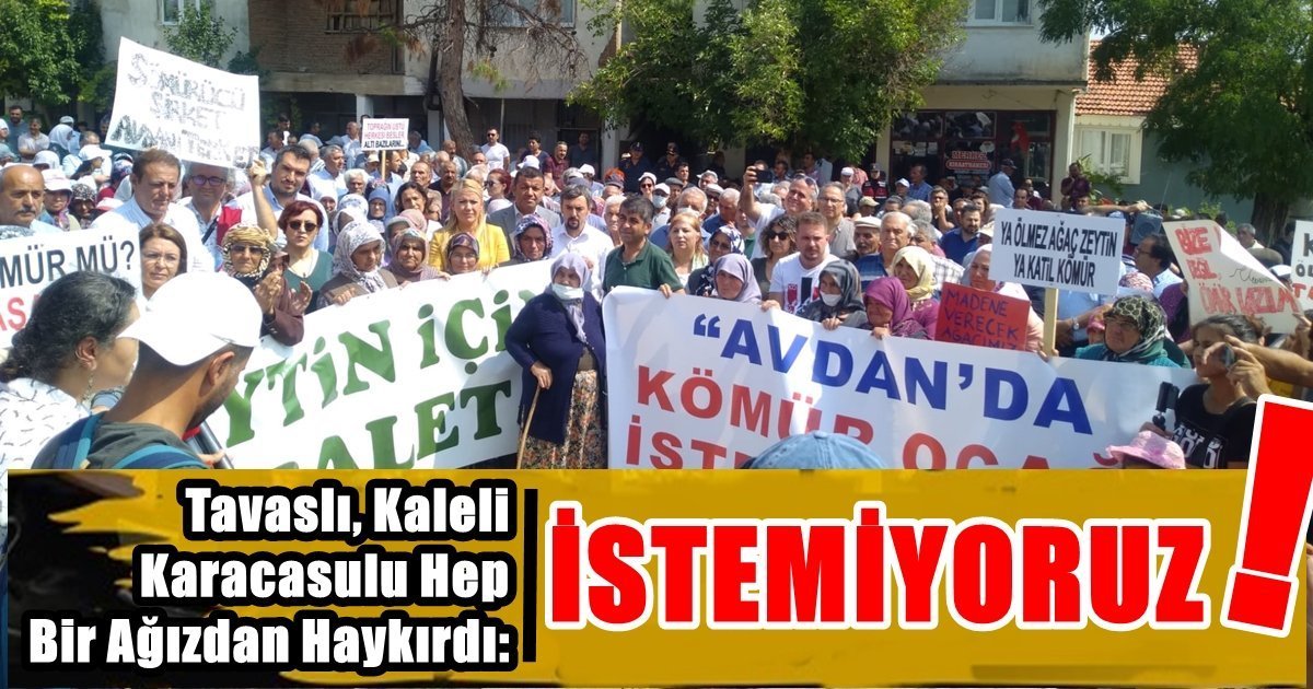 Verimli Tarım Arazilerimizin Yok Edilmesine İzin Vermeyeceğiz…