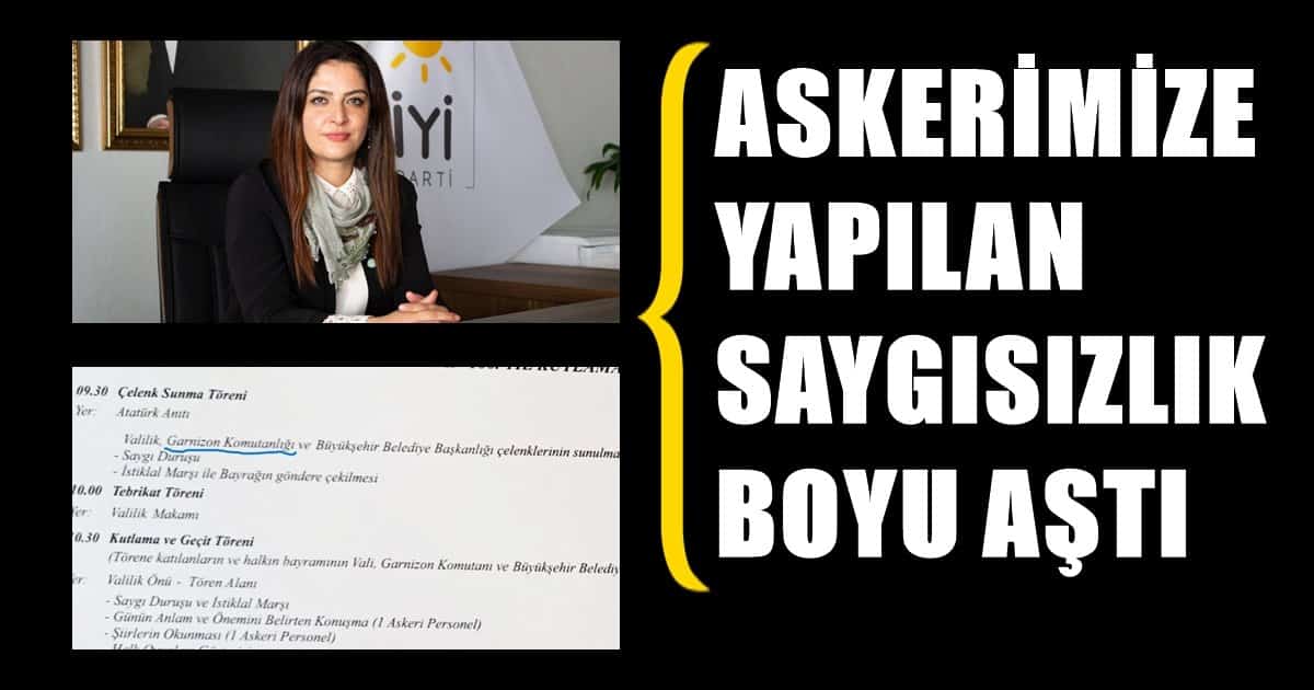 İYİ Parti İl Başkanı Akışık’tan, Çelenk Koyma Tepkisi…