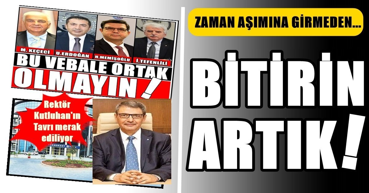 Sayın Rektör Bir Yılı Geçti; Artık Sallama…