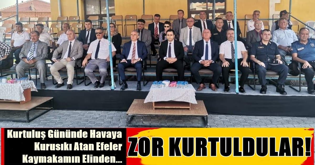 Yeni Güney Kaymakamı, Törene Katılan Efeleri Gözaltına Aldırmak İstedi…