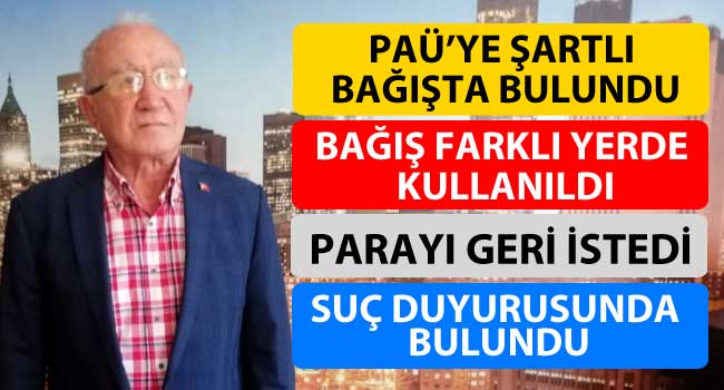 PAÜ’ye Bağış Yapan İş İnsanı, Adeta İsyan Etti…