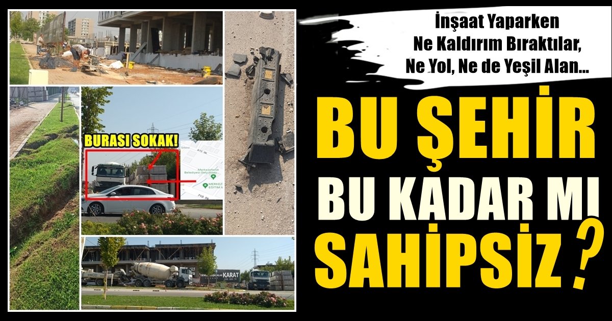 Bu Tahribata Kim Dur Diyecek?