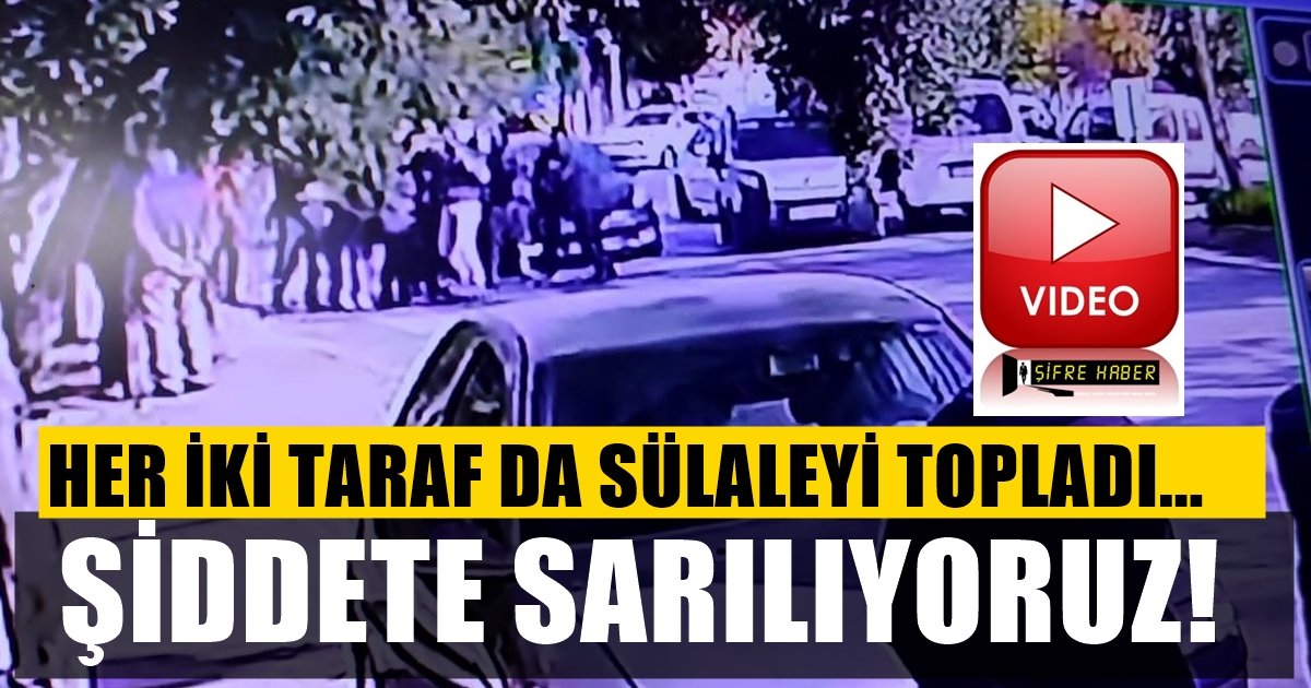 Kaza Sonrası Caddeyi Boks Ringine Çevirdiler…