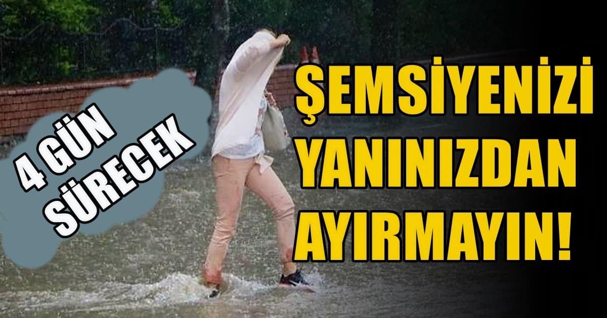 Meteorolojiden, Denizli İçin Sağanak Uyarısı…