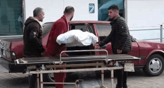 Babası Bebeğin Cenazesine Görüntülü Katıldı…