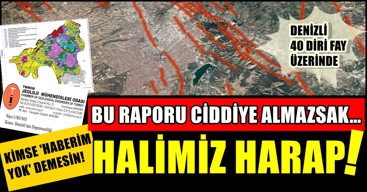 Denizli’nin 2’si Merkez Olmak Üzere 7 İlçesi Büyük Tehlike Altında…