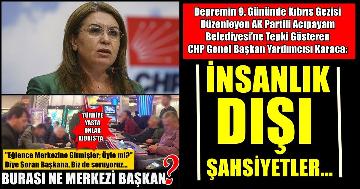 Denizli Milletvekili Karaca: Birazcık İnsanlık Kırıntısı Kalmışsa İstifa Edersiniz…