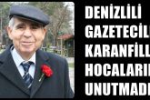 Denizlili gazeteci ve DGC eski başkanı Abdülgaffar Nemutlu, ölümünün 13. yıldönümünde kabri başında anıldı.