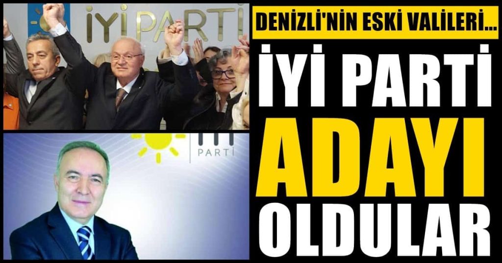 Denizli’de geçmiş yıllarda görev yapan eski vali Yavuz Erkmen ve yine önceki dönem Denizli valilerinden Ahmet Altıparmak, milletvekili aday adayı olarak siyaset arenasında ‘bizde varız’ dediler.