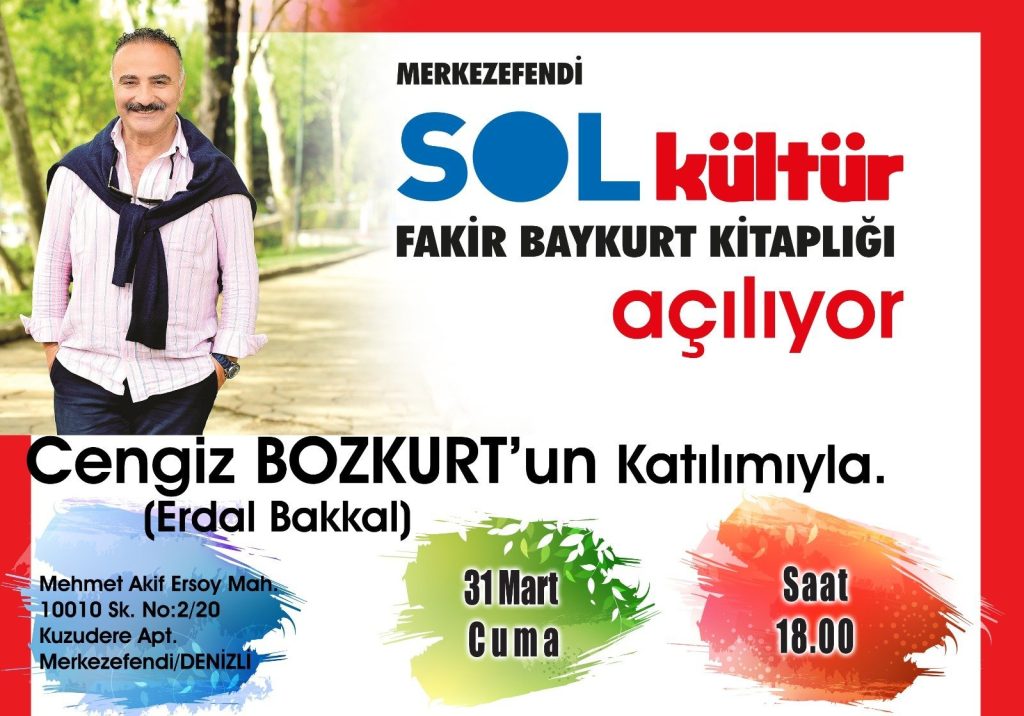 Sol Kültür Merkezefendi’de Kapılarını Açıyor…