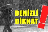 Denizli İçin Kuvvetli Yağış Uyarısı Yapıldı...