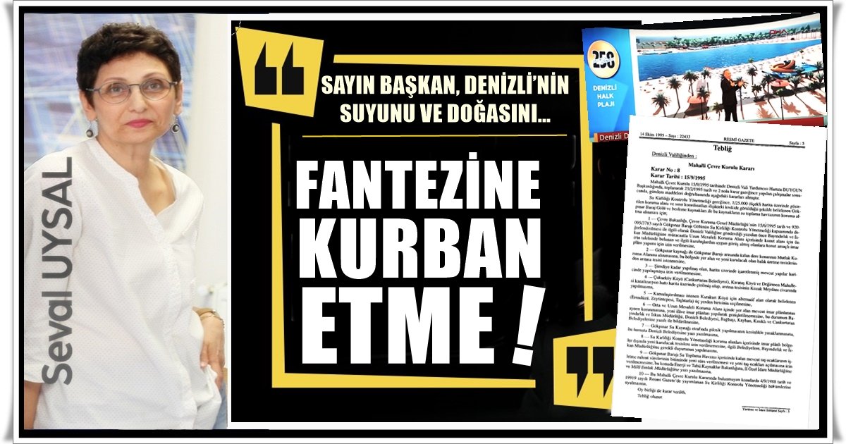 Denizli BB Başkan’ı Zolan’ın Gözü, ‘Fantezisi’ Nedeniyle Hiçbir Şeyi Görmüyor…