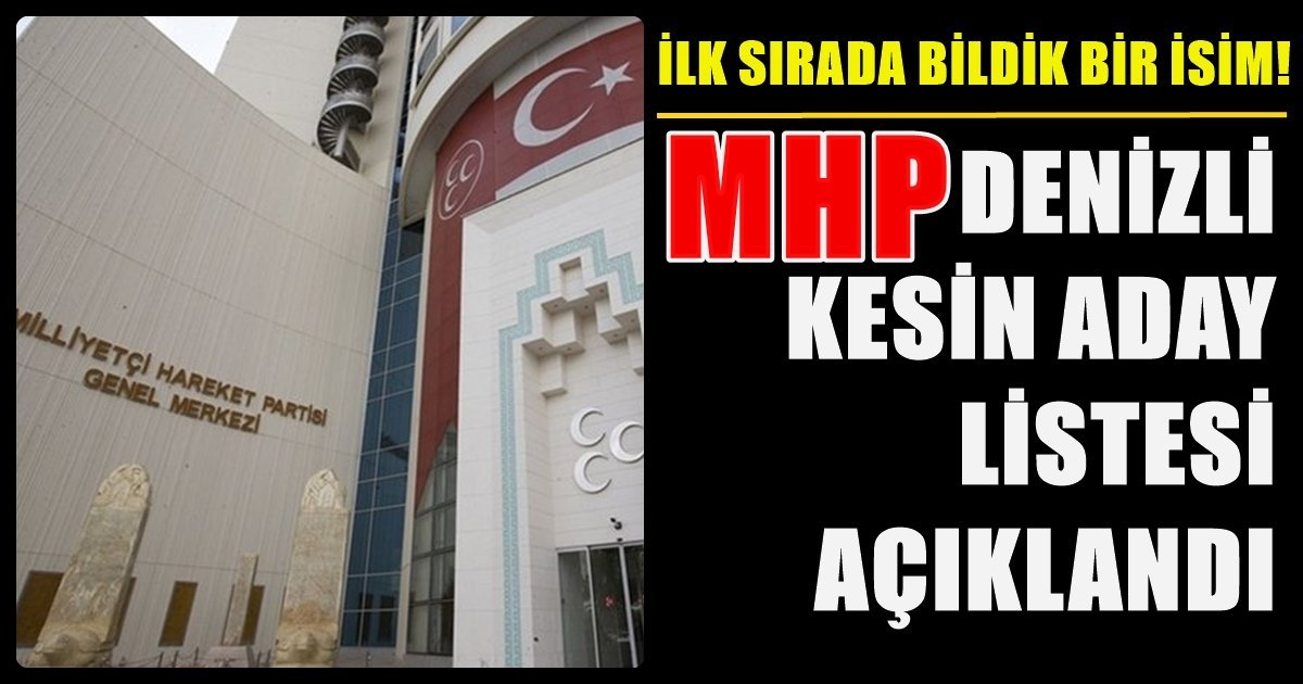 MHP’de, Liste Başına Eski İl Başkanı Oturdu…