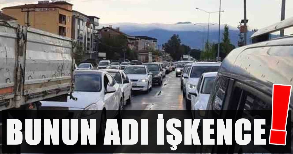 Bayramdan Dönüş Trafiğine Şiddetli Yağış ve Yol Yapım Çalışmaları da Eklenince…