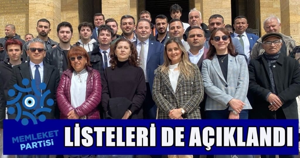 Memleket Partisi’nin Milletvekili Adayları da Belli Oldu…