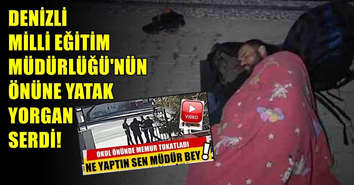 Denizlili Memur Tokat Yedi, Sürüldü Şimdi de Lojmansız Kaldı…