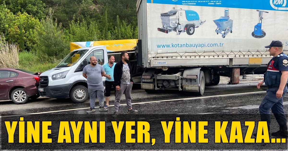 Denizli’de 4 Kişilik Ailenin Öldüğü Rampada, Bir Gün Sonra Yine Kaza Meydana Geldi: 4 Yaralı…