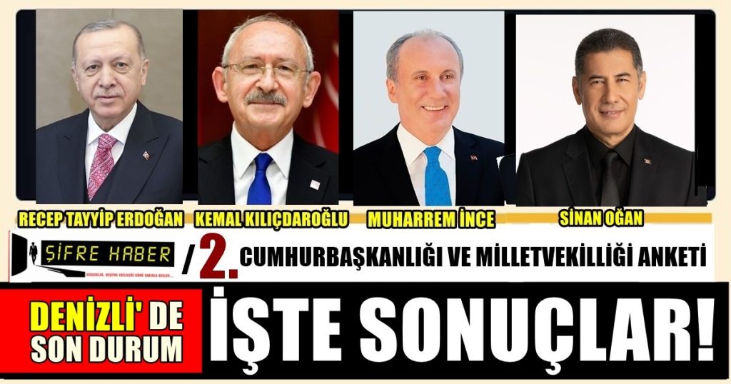 Şifre Haber’in Merakla Beklenen Anketini Yayınlıyoruz…