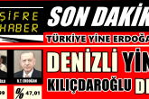 Denizli'nin, İlçe İlçe Resmi Olmayan Kesin Sonuçları...