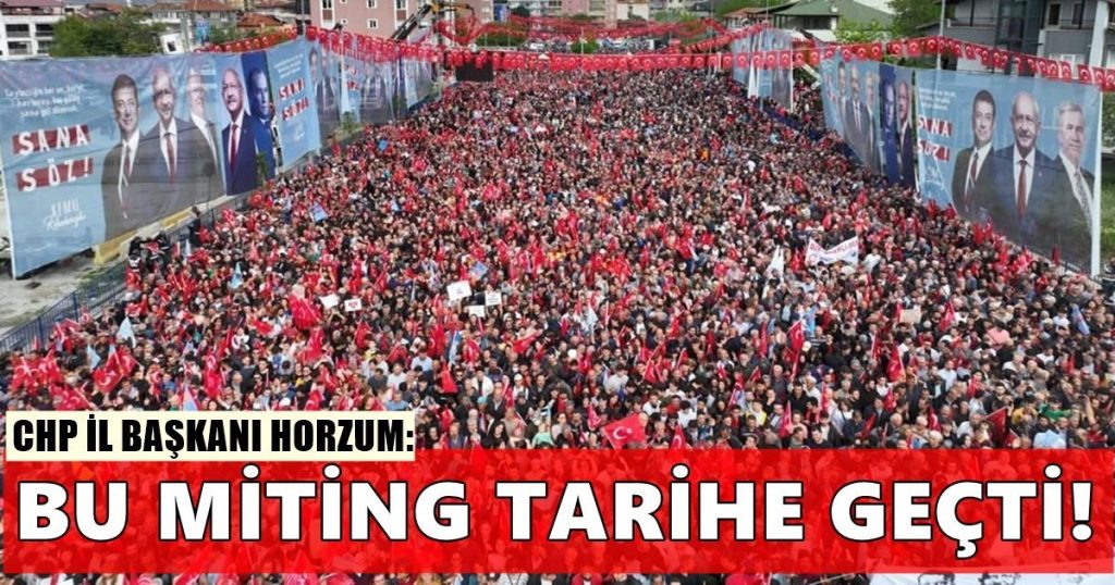 Denizli Tarihe Geçecek Bir Mitinge Ev Sahipliği Yaptı...
