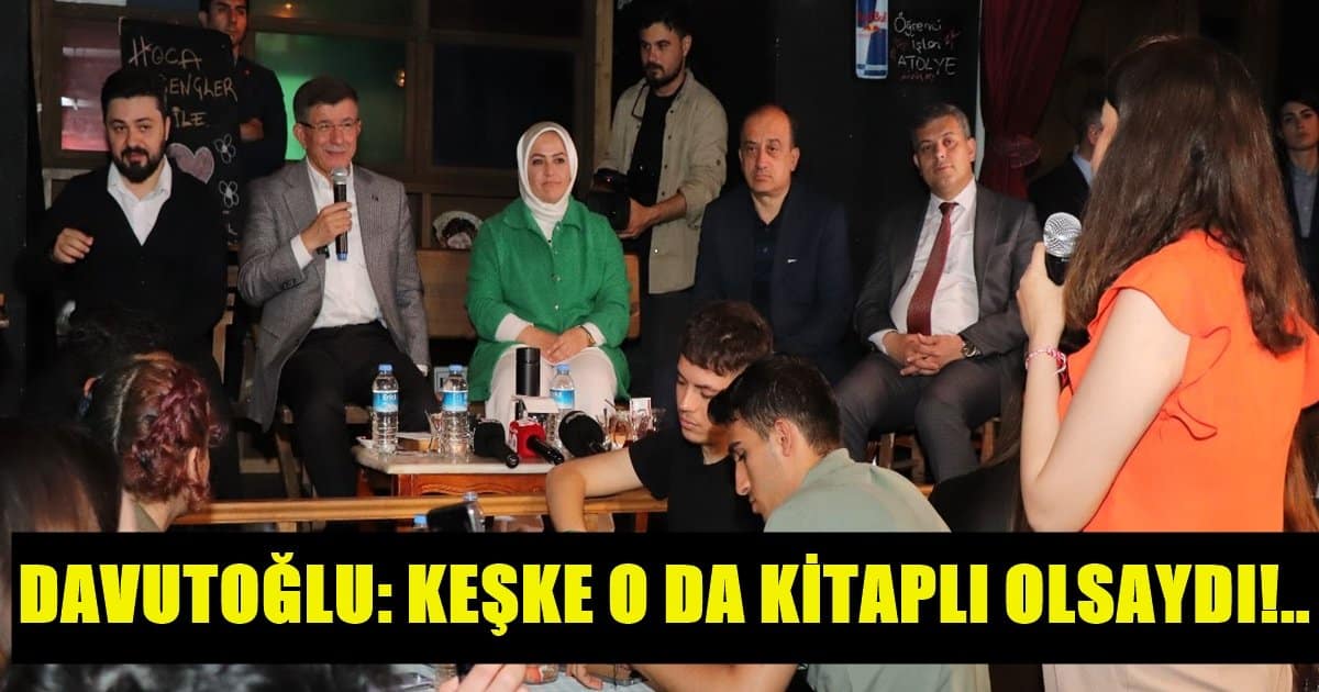 Davutoğlu, Cumhurbaşkanı Erdoğan’a Yüklendi…