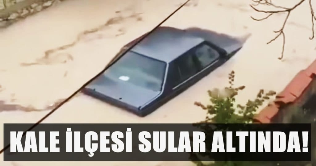 Denizli'nin Kale İlçesinde Yollar Dereye Döndü, Araçlar Sel Sularında Kayboldu…