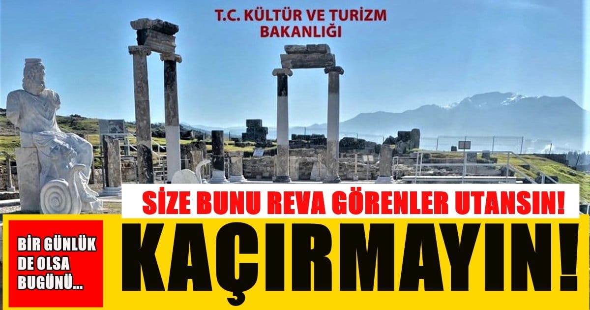 Müzeler Günü Nedeniyle, Pamukkale Bu Tarihte Ücretsiz Olacak…
