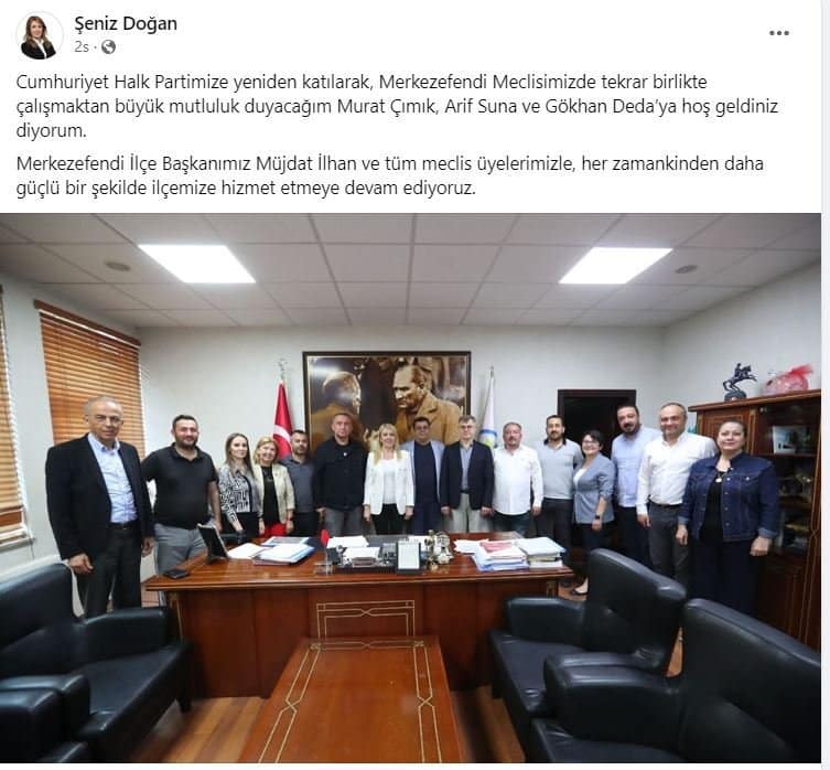 Merkezefendi’nin Bağımsız 3 Meclis Üyesi, Yeniden CHP Saflarında…