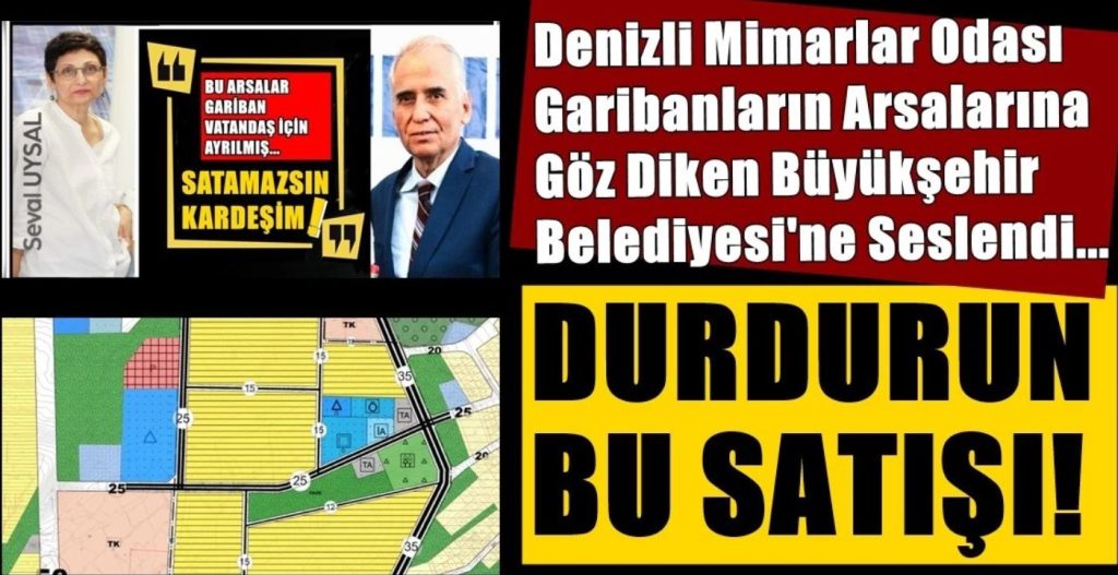 Denizli Mimarlar Odası: Ayırım Yapmadan Kamu Yararına Uygun Davranmaya Davet Ediyoruz!..