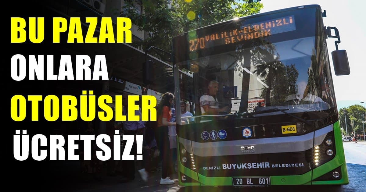 Denizli’de KPSS Adaylarına Otobüsler Ücretsiz…