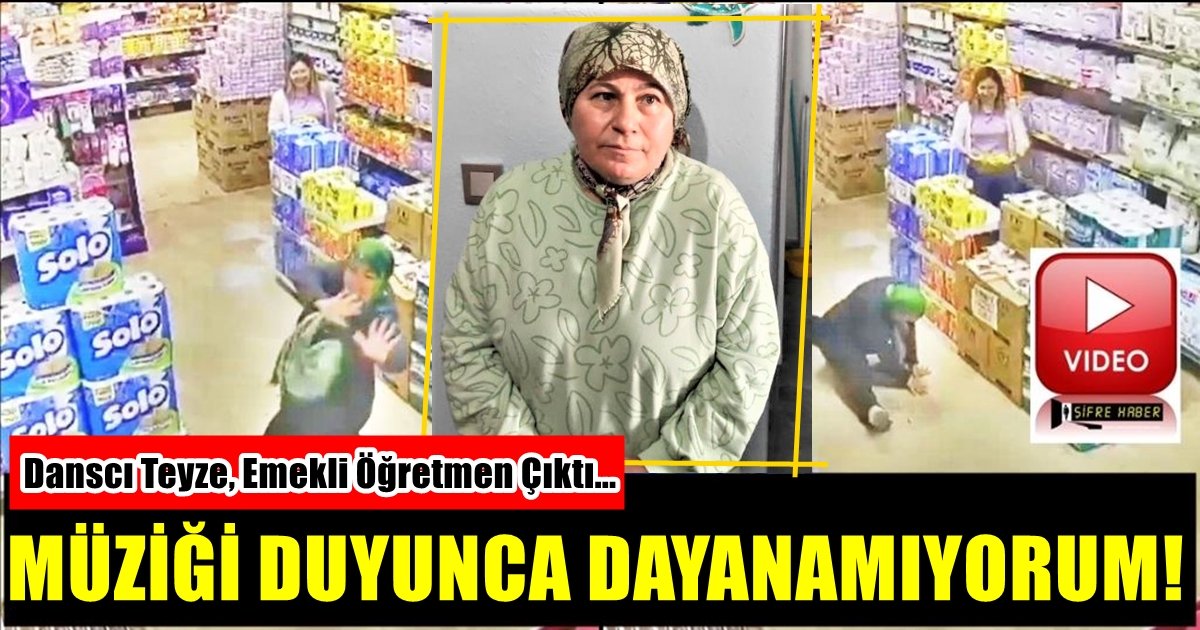 Markette Dans Yapan Teyze, Bir Anda Türkiye’nin Sevgilisi Haline Geldi…