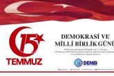 Denizli İhracatçılar Birliği (DENİB)15 Temmuz Demokrasi ve Milli Birlik Günü Kutlu Olsun...