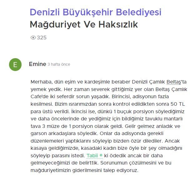 Denizli Büyükşehir Belediyesi’nden Adrese Değil, Elden Teslim İhale…