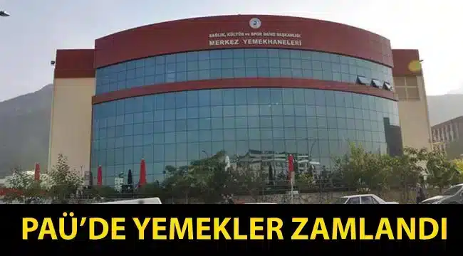 Pamukkale Üniversitesi Yemek Ücretlerine Zam Yaptı…