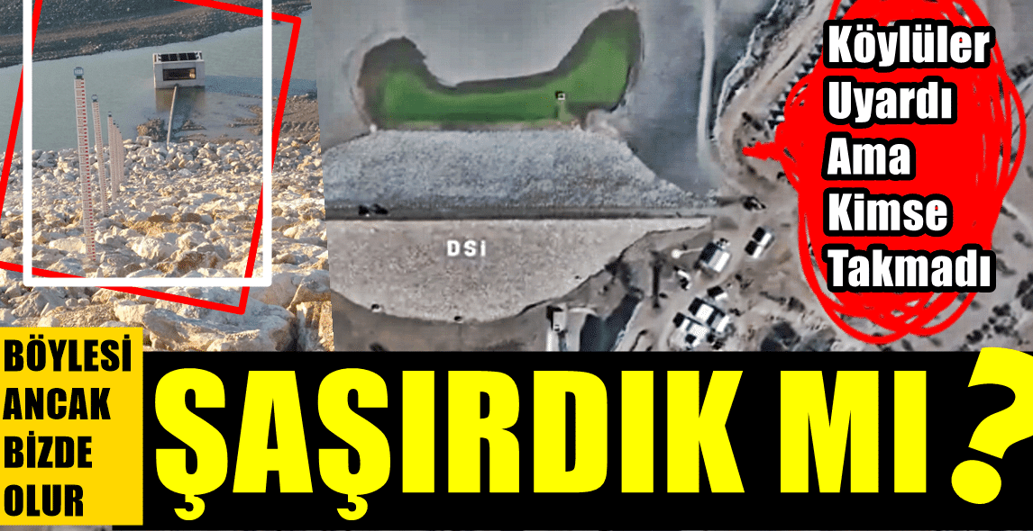 Denizli’de, Kurumuş Derenin Üzerine Gölet Yaptılar; Sonuç Rezalet…