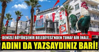 Denizli Büyükşehir Belediyesi’nden Adrese Değil, Elden Teslim İhale…