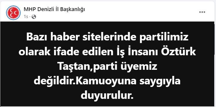 Aldığı İhale Tartışılan Denizlili İş İnsanı Taştan’ın, MHP ile İlişkisinin Kalmadığı Açıklandı…