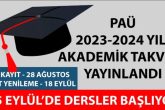 Pamukkale Üniversitesi 2023-2024 Yılı Akademik Takvimi Yayımlandı...