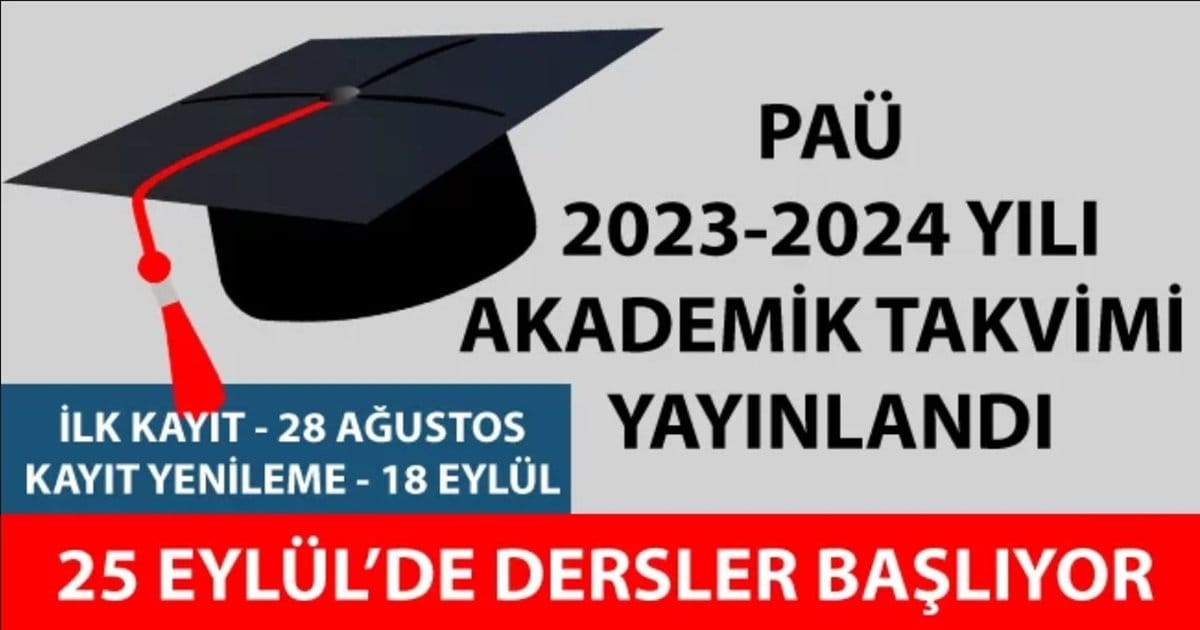 Pamukkale Üniversitesi 2023-2024 Yılı Akademik Takvimi Yayımlandı…