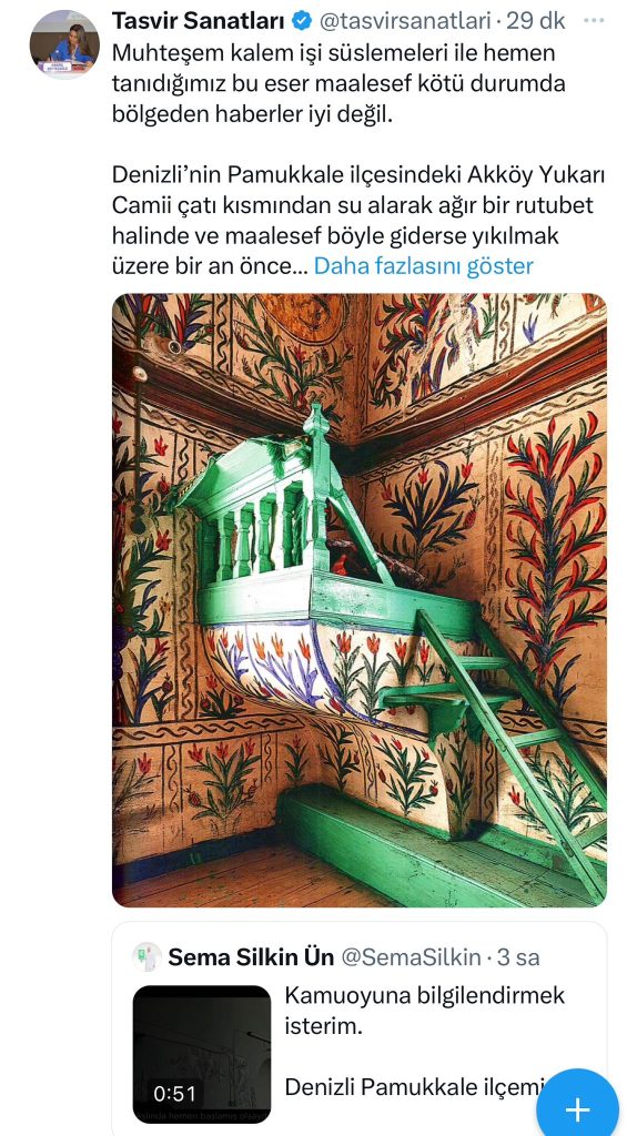 Denizli Milletvekili Ün, Tarihi Cami İçin Çağrıda Bulundu…