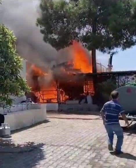 Denizli'de Cami Lojmanında Yangın Çıktı, İmamın Annesi Yanarak Can Verdi...