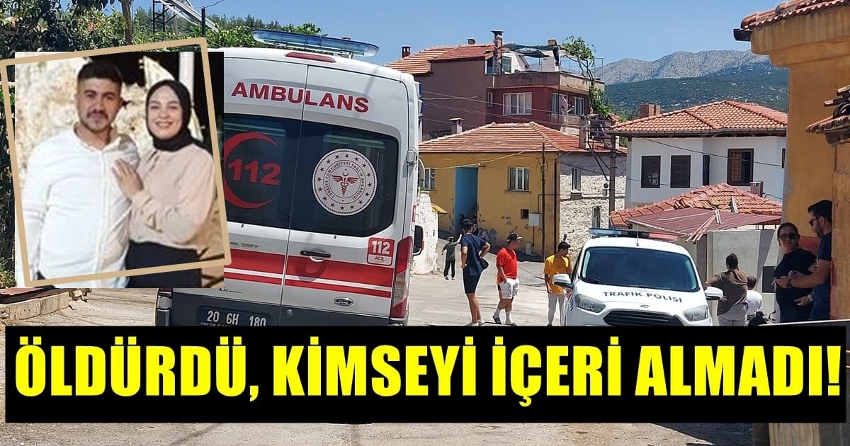 Denizli’de Cinnet Cinayeti: Eşini ve 4 Yaşındaki Üvey Oğlunu Öldürdü…