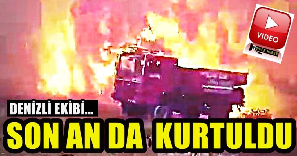 Alevler Arasında Kalan Denizli Orman Müdahale Ekibi, Büyük Tehlike Atlattı...