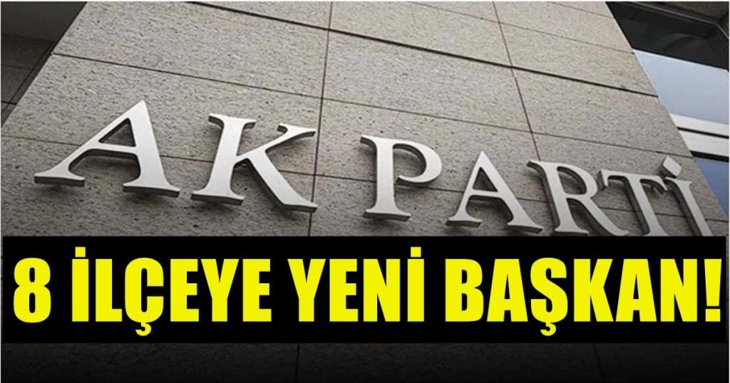 Denizli AK Parti'de 8 İlçeye Yeni Başkanların Ataması Yapıldı...