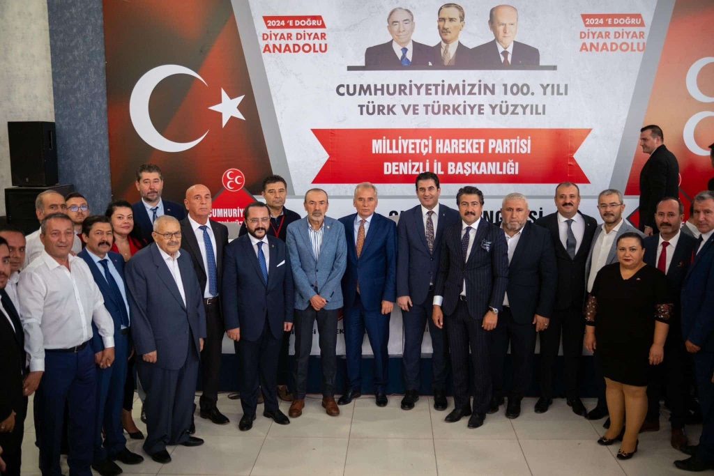 Denizli MHP'nin İl Başkanlığına Av. Mehmet Ali Yılmaz Yeniden Seçildi...