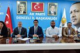 AK Parti Pamukkale İlçe Yönetimi, İl Başkanı Güngör'ü Ziyaret Etti...