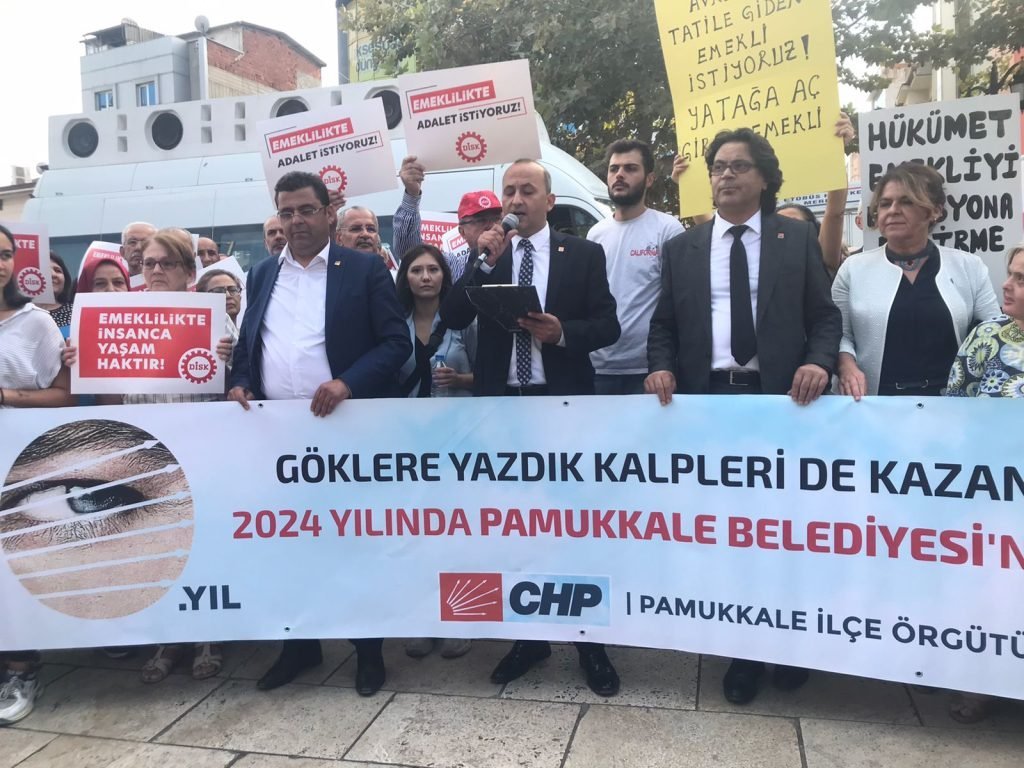 Pamukkale CHP İlçe Başkanı Coşkun: Sarayı Yaşatmak İçin Emekliyi Öldürüyorlar...