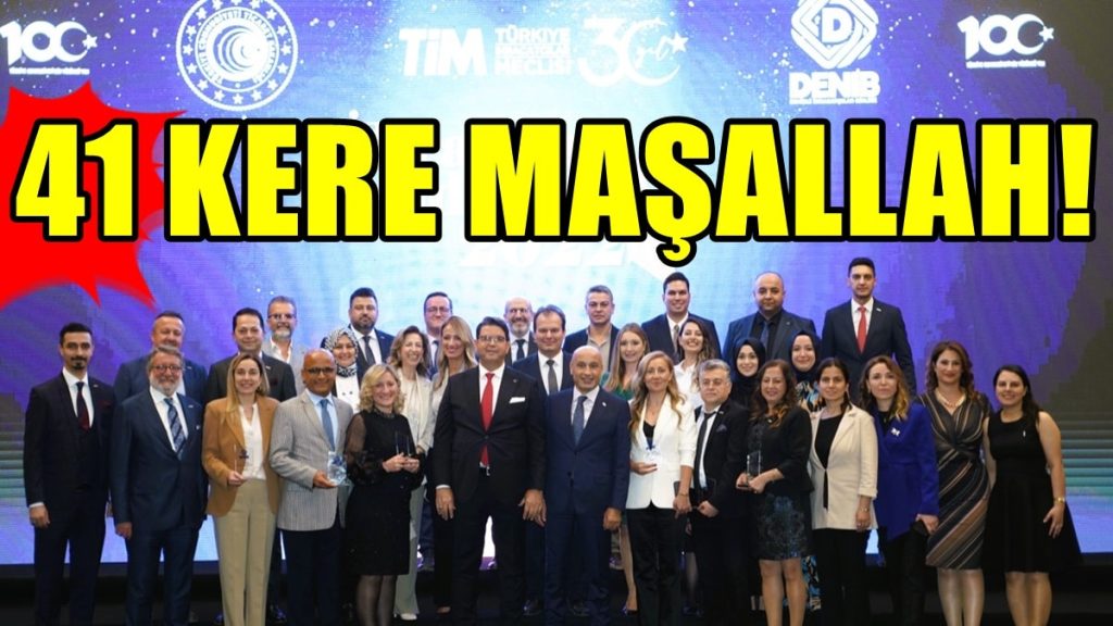 DENİB, İhracat Şampiyonu 41 Denizli Firmasını Ödüllendirdi...