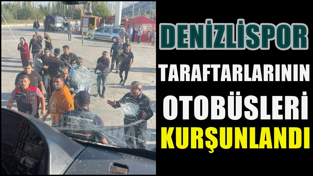 Denizlispor Taraftarlarını Taşıyan Otobüs, Bir Grubun Saldırısına Uğradı…